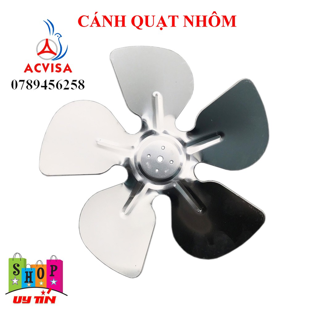 Combo 2 Cánh Quạt Nhôm 5 Cánh Của Tủ Lạnh Đường Kính: 20Cm; 25Cm; 30Cm