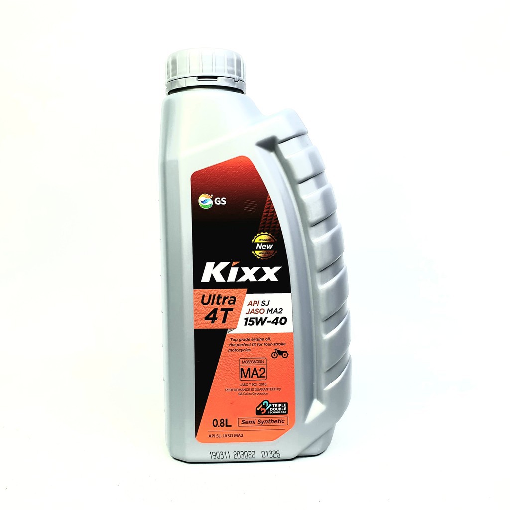 Dầu nhớt KIXX ULTRA 4T 15W40 SJ Nhớt xe máy 4 thì 800ml