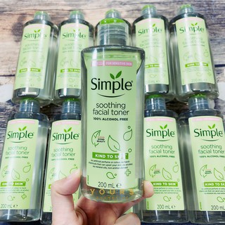 Nước Hoa Hồng Simple Kind To Skin Soothing Facial Toner 200ml