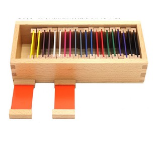 Bộ thẻ màu giáo cụ montessori