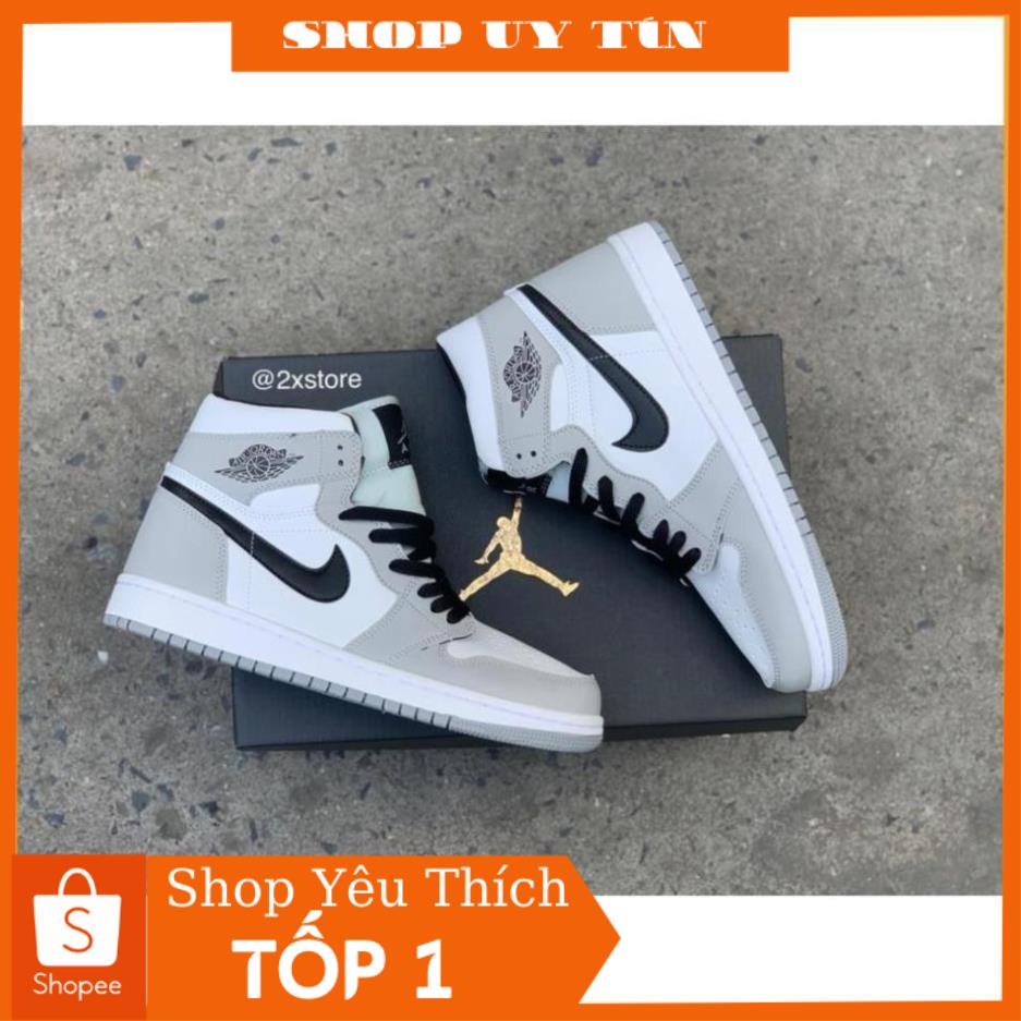 16[FREESHIP- BẢO HÀNH 12 THÁNG] GIÀY THỂ THAO NAM NỮ 𝗷𝗼𝗿𝗱𝗮𝗻 1 XÁM CAO CỔ HOT TREND | BigBuy360 - bigbuy360.vn