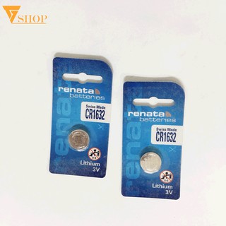 Combo 5 Viên Pin CR1632 Renata 3V