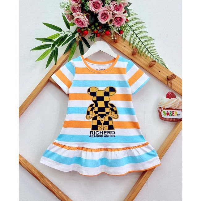 Váy bé gái cotton đuôi cá siêu dễ thương vải đẹp xịn cho bé 10-35kg