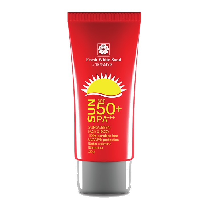 Kem siêu chống nắng dưỡng trắng da Fresh White Sand Tenamyd Dasuns Creen SPF 50