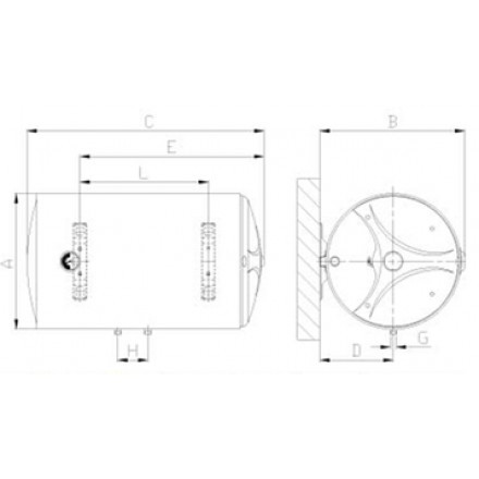 Bình Nước Nóng Ferroli AQUASTORE E Gián Tiếp, bảo hành 5 năm, vận chuyển miễm phí HCM