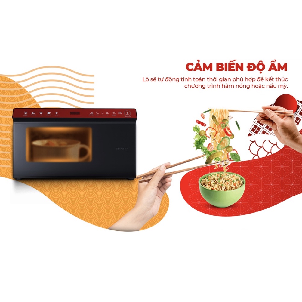 Lò vi sóng điện tử SHARP R-2235H-R - Hàng Chính Hãng