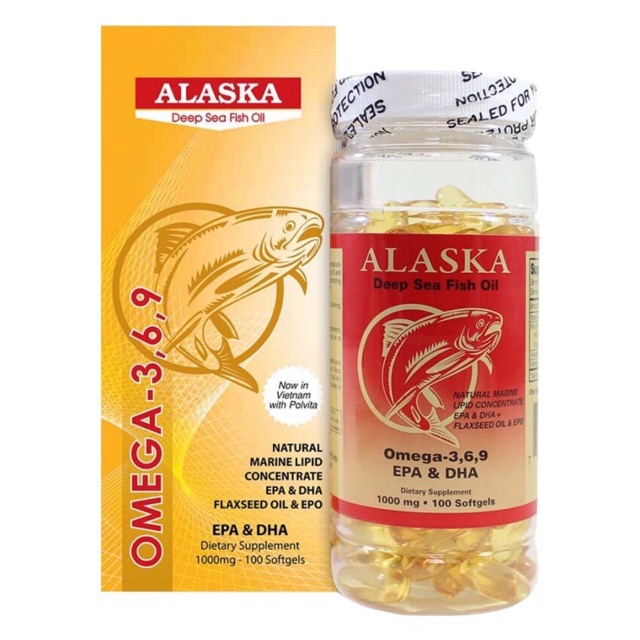 Omega 369 Alaska hộp 100 viên