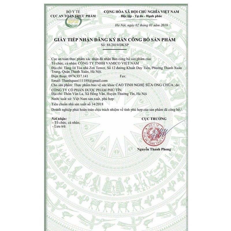 Hũ Cao Tinh Nghệ Sữa Ong Chúa Thảo Mộc 37