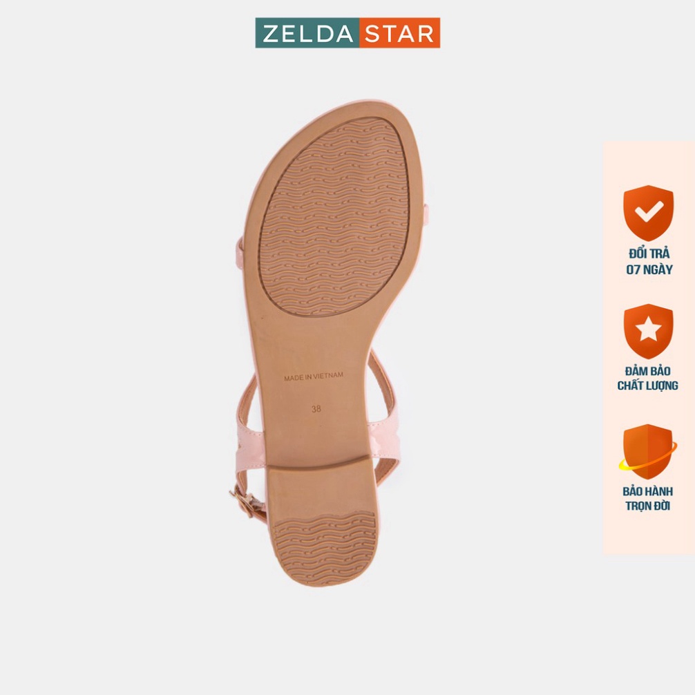 Sandal nữ Zelda Star đế bệt 1cm - SK019920