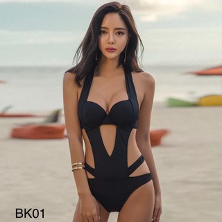 (ẢNH THẬT)  BIKINI BỘ BƠI LIỀN THÂN MÀU ĐEN THIẾT KẾ TÁO BẠO SEXY CAO CẤP