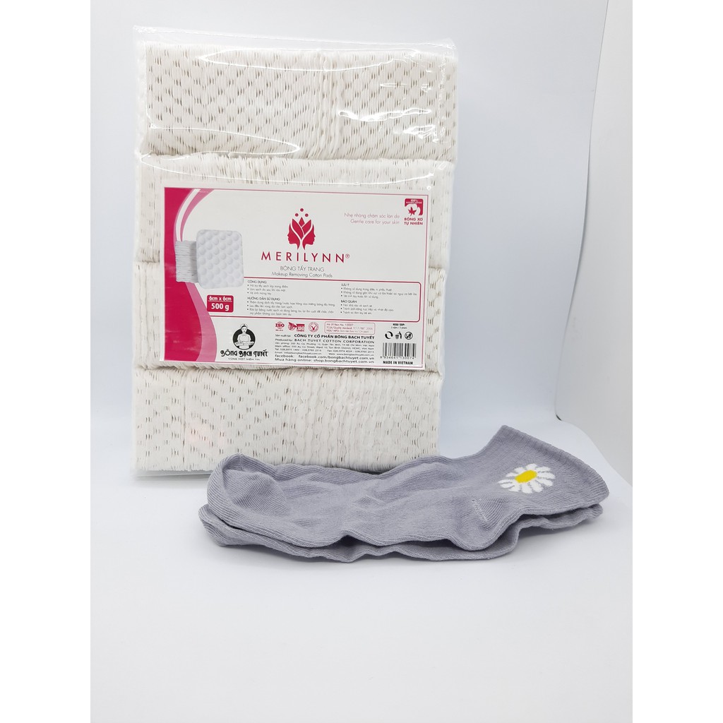 BÔNG TẨY TRANG MERILYNN HẠT MASSAGE GÓI 500GR kèm quà tặng - KOTTON | BigBuy360 - bigbuy360.vn