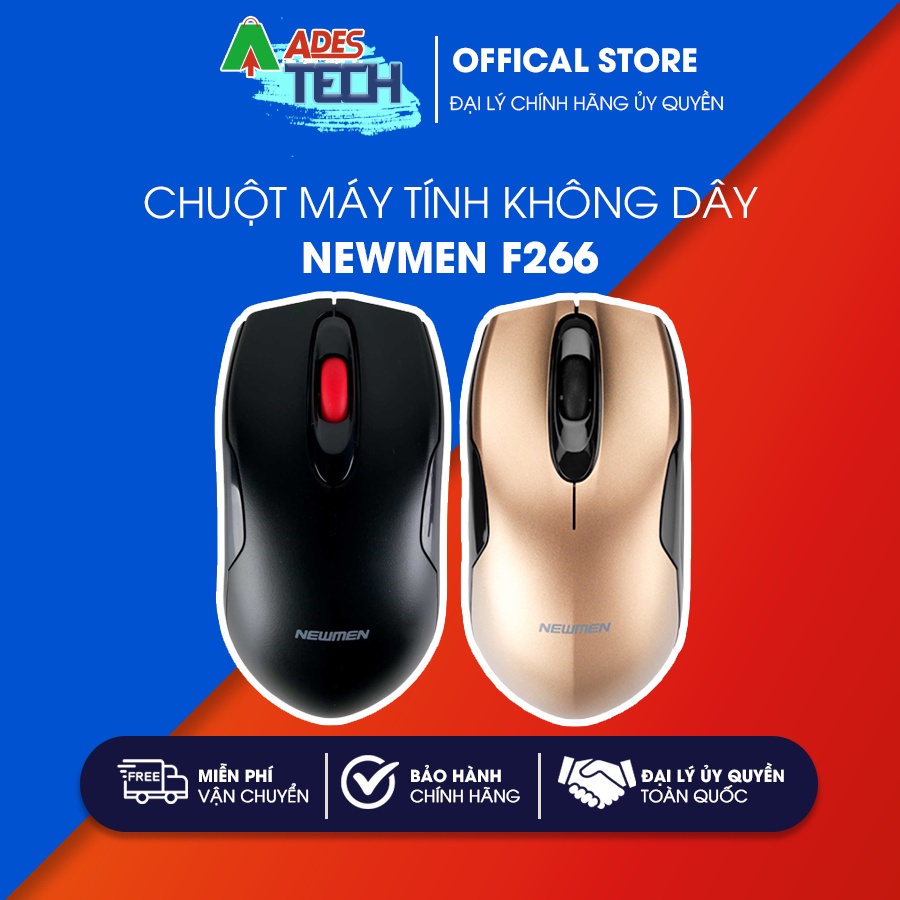 Chuột Máy Tính Không dây Newmen F266 - Chú báo tự do - Cảm hứng bất tận, nằm gọn trong lòng bàn tay