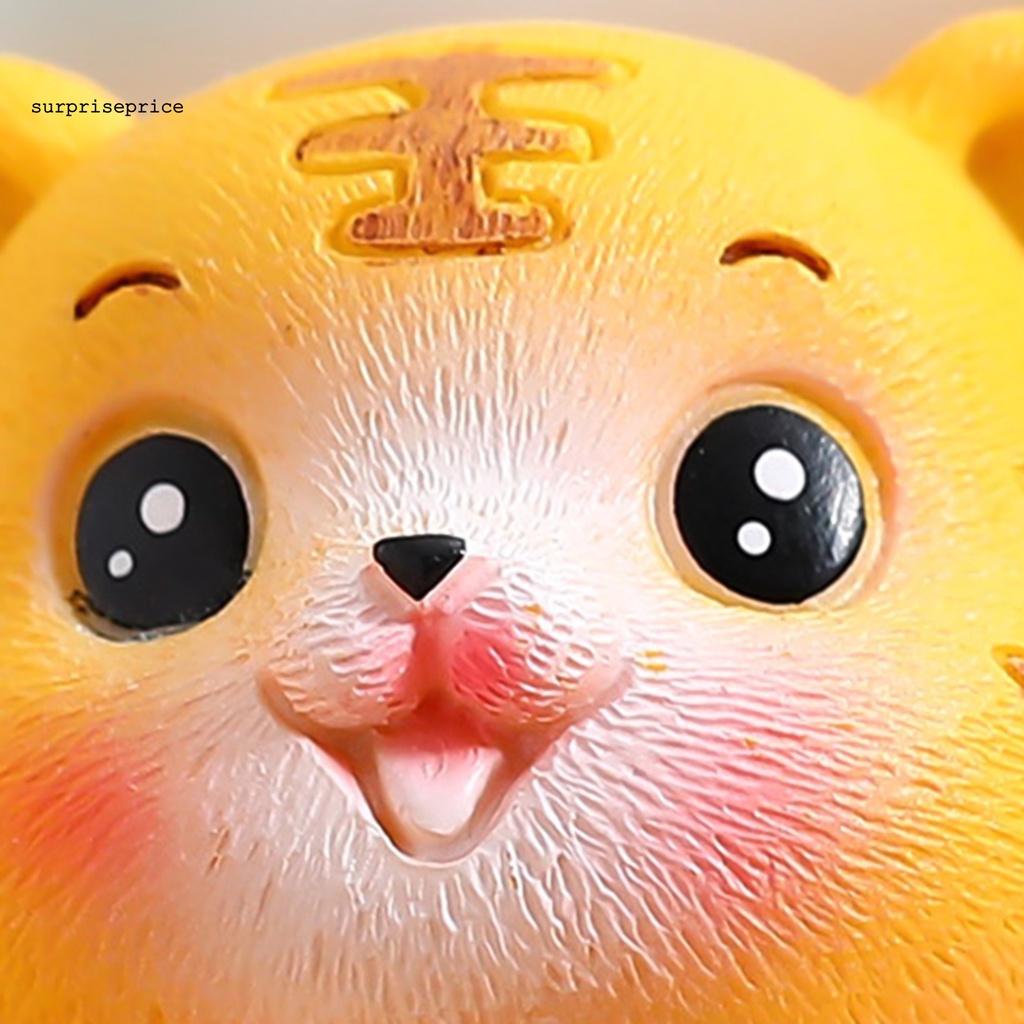 Mô hình hổ mini bằng nhựa resin trưng bày trang trí cho hộ gia đình