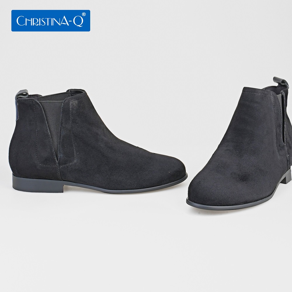 Giày Boot nữ mũi tròn ChristinA-Q BOT112