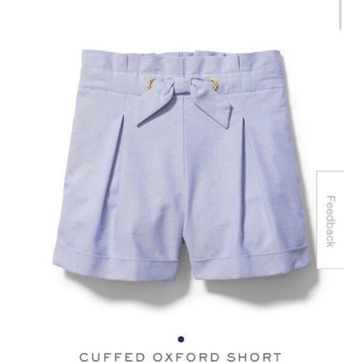 Quần ngắn bé gái paperbag waist - Janie and Jack - xuất xịn.