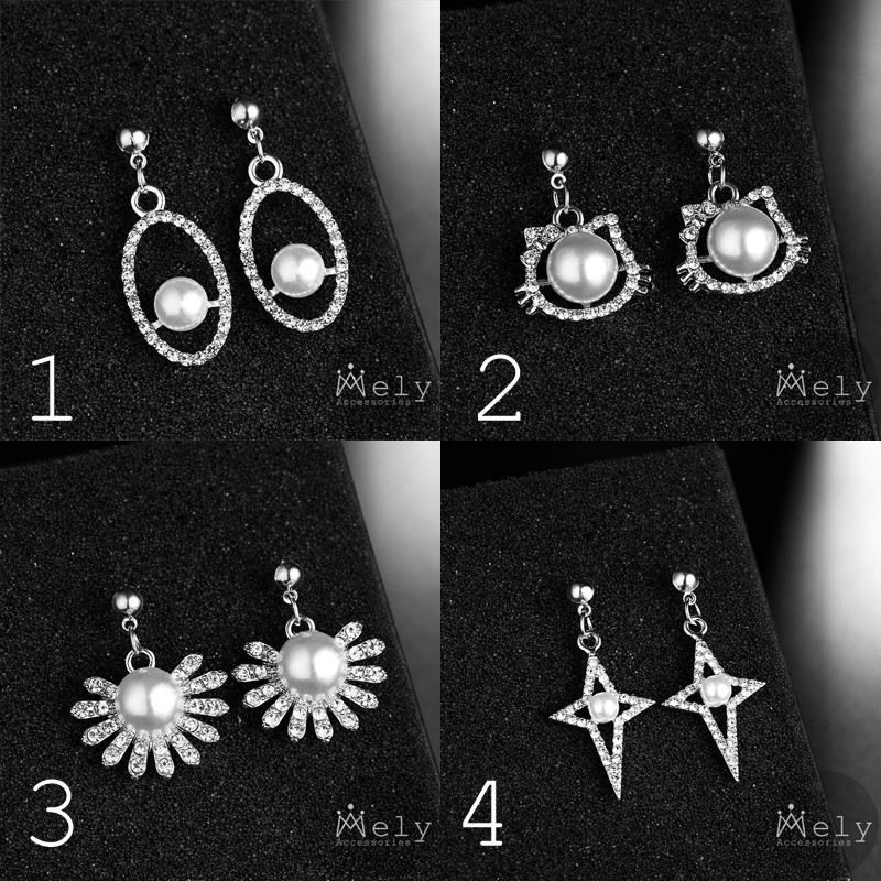 BÔNG TAI HẠT NGỌC - MELY 801