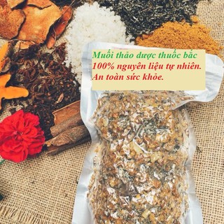 Muối Thảo Dược Giảm Mỡ Bụng Cho Mẹ Sau Sinh (handmade) 1kg.