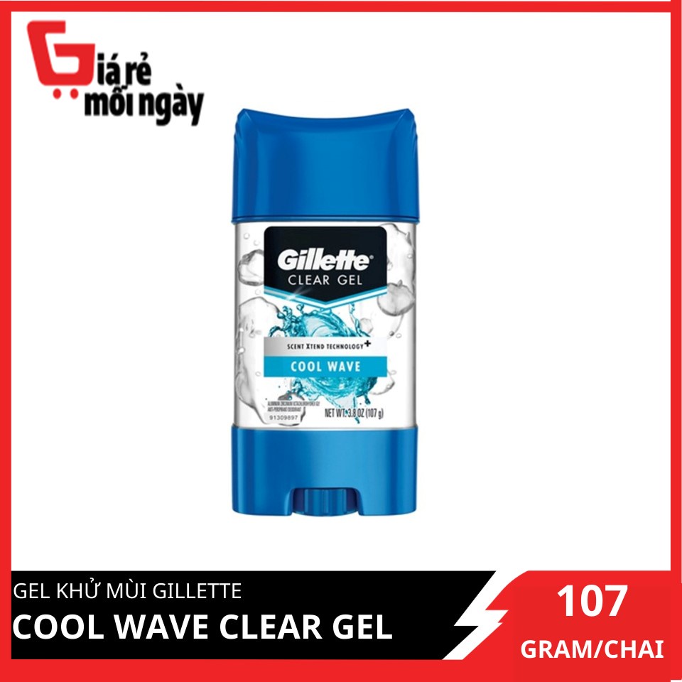 Gel khử mùi Gillette Artic Ice Clear Gel 107g