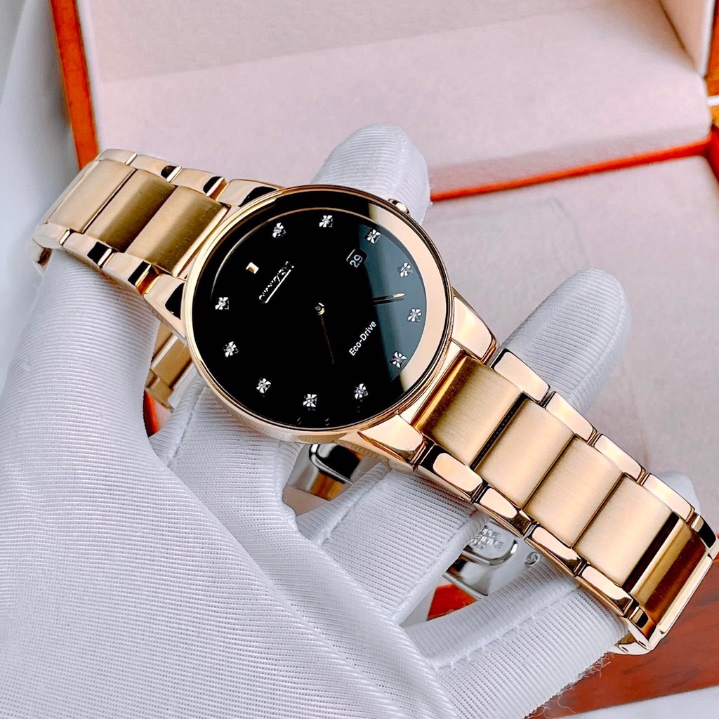 Đồng Hồ Nam CITIZEN AXIOM BLACK DIAL MEN'S WATCH AU1062-56G Chính Hãng Tặng Dây Da Cao Cấp