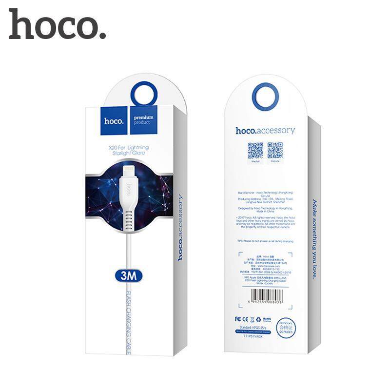 Cáp Sạc Nhanh HOCO X20 3M Cho Phone  X 6/6S Plus 7/7 8/8 11 12 13 14