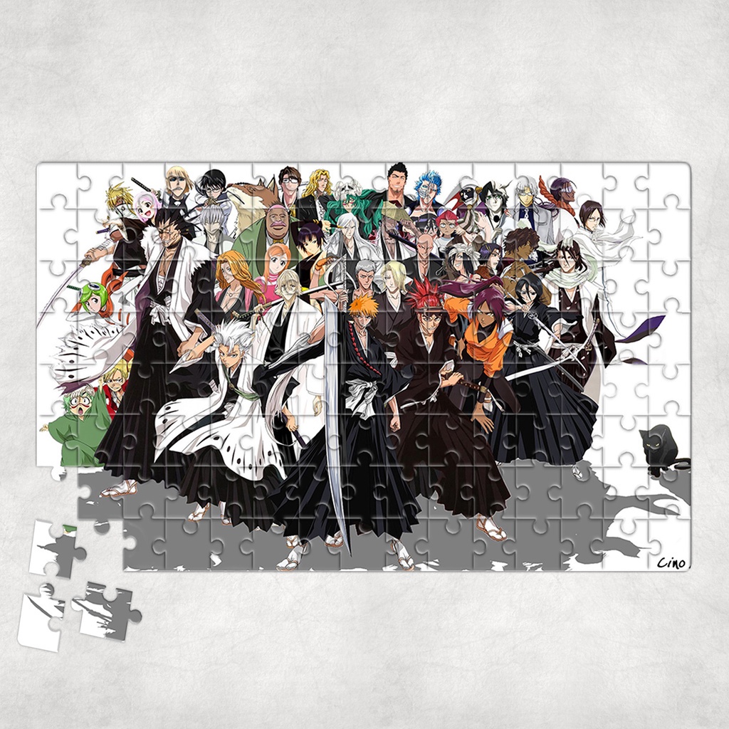Tranh ghép hình A4, A5 Anime, xếp hình BLEACH - Mẫu 1