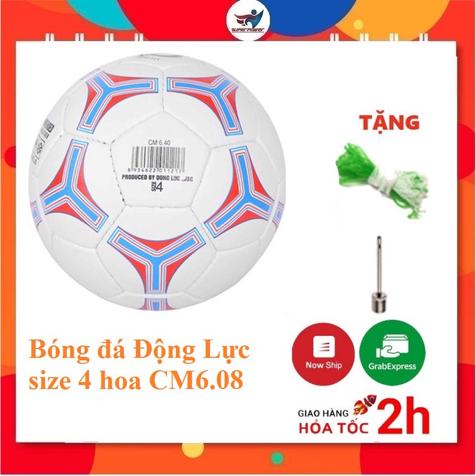 Bóng đá Động Lực size 4 hoa CM6.08