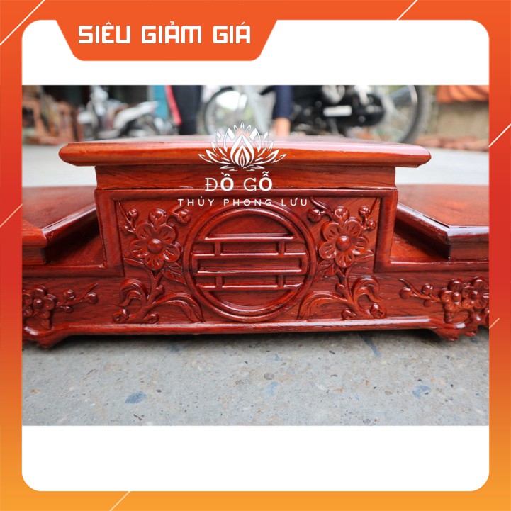 Tam sơn thờ-tam cấp để bát hương-gỗ hương cao cấp(loài đục nền)6 kích thước mặt 14,16,18,20,22,25