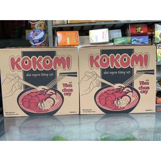 Thùng 30 Gói Mì Tôm Kokomi chua cay 65g