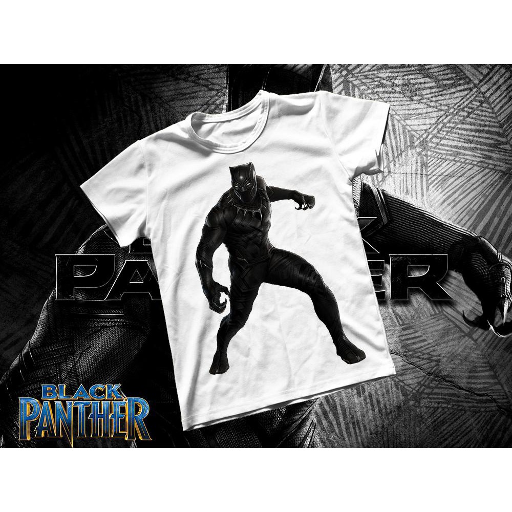 Áo thun Cotton Unisex - Movie - Black Panther - Black panther Tchala