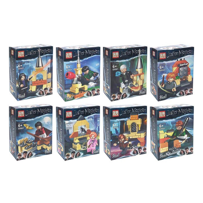 Bộ 8 nhân vật minifigures Harry Potter PRCK 69501 8in1