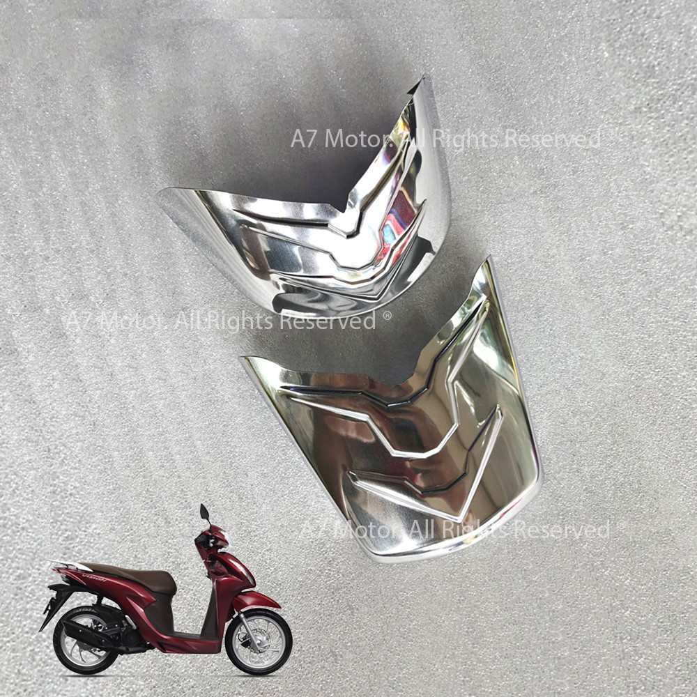 Bộ Ốp Mỏ & Đuôi Dè VISION 2021 - 2025 Inox VT20