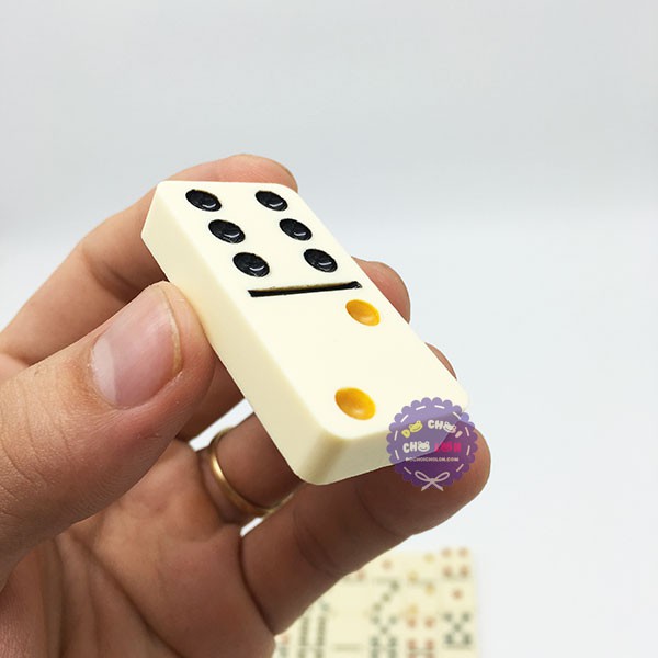 Hộp đồ chơi bộ cờ Domino Ngà Lớn Melamine Liên Hiệp Thành