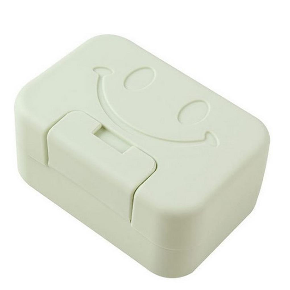 Hộp Nhựa Đựng Xà Phòng Hình Mặt Cười Chống Thấm Nước Tiện Dụng Khi Đi Du Lịch
