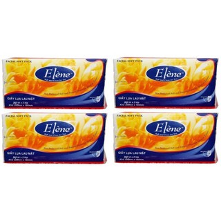 Combo 4 gói khăn giấy lụa elène 260 tờ