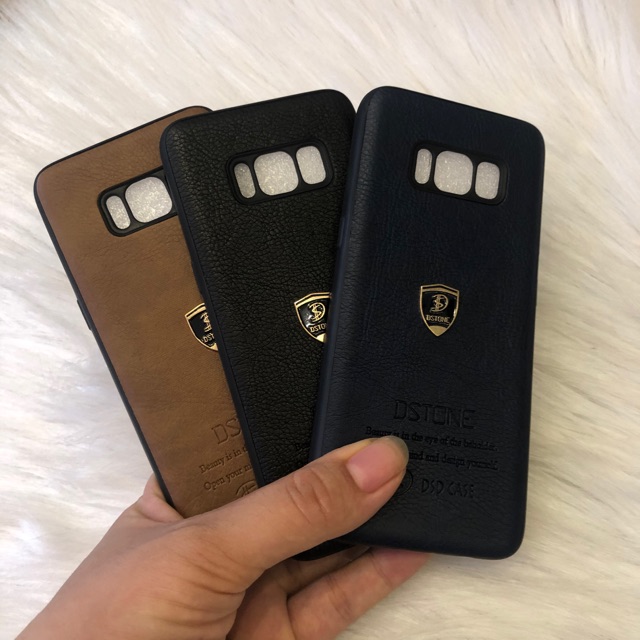 Ốp giả da sam sung S8