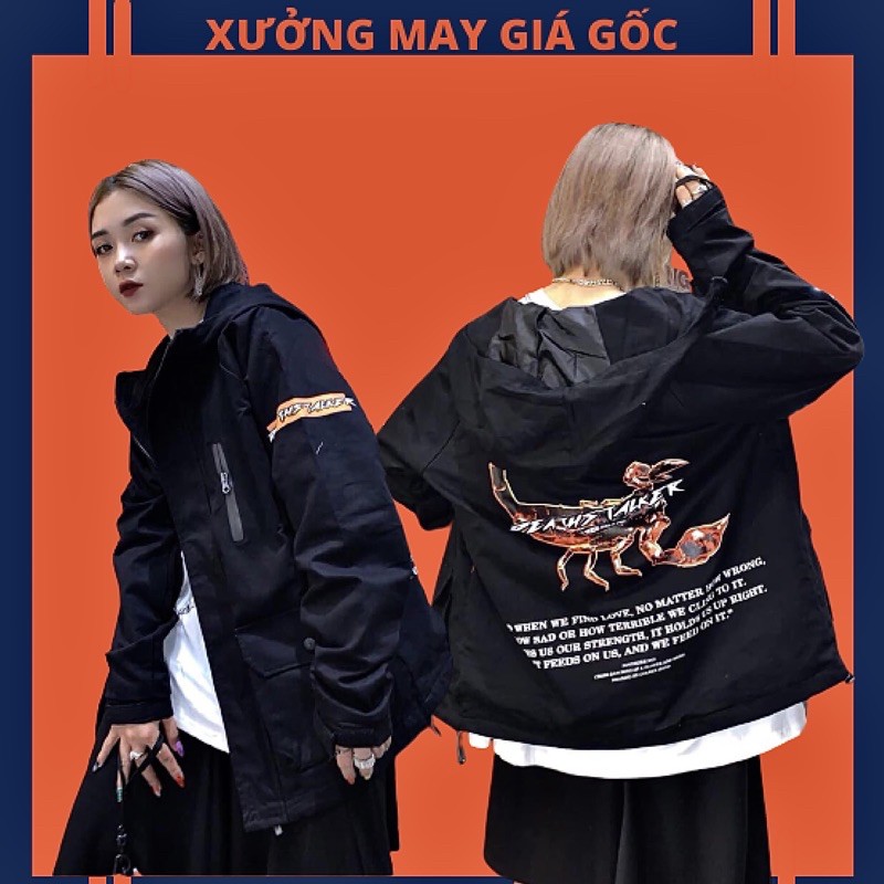 🎆𝐇𝐎𝐓𝐓𝐑𝐄𝐍𝐃🎆 061 Áo Khoác Bomber Kaki 2 Lớp Hình Bò Cạp (Kèm Video, Hình Thật)
