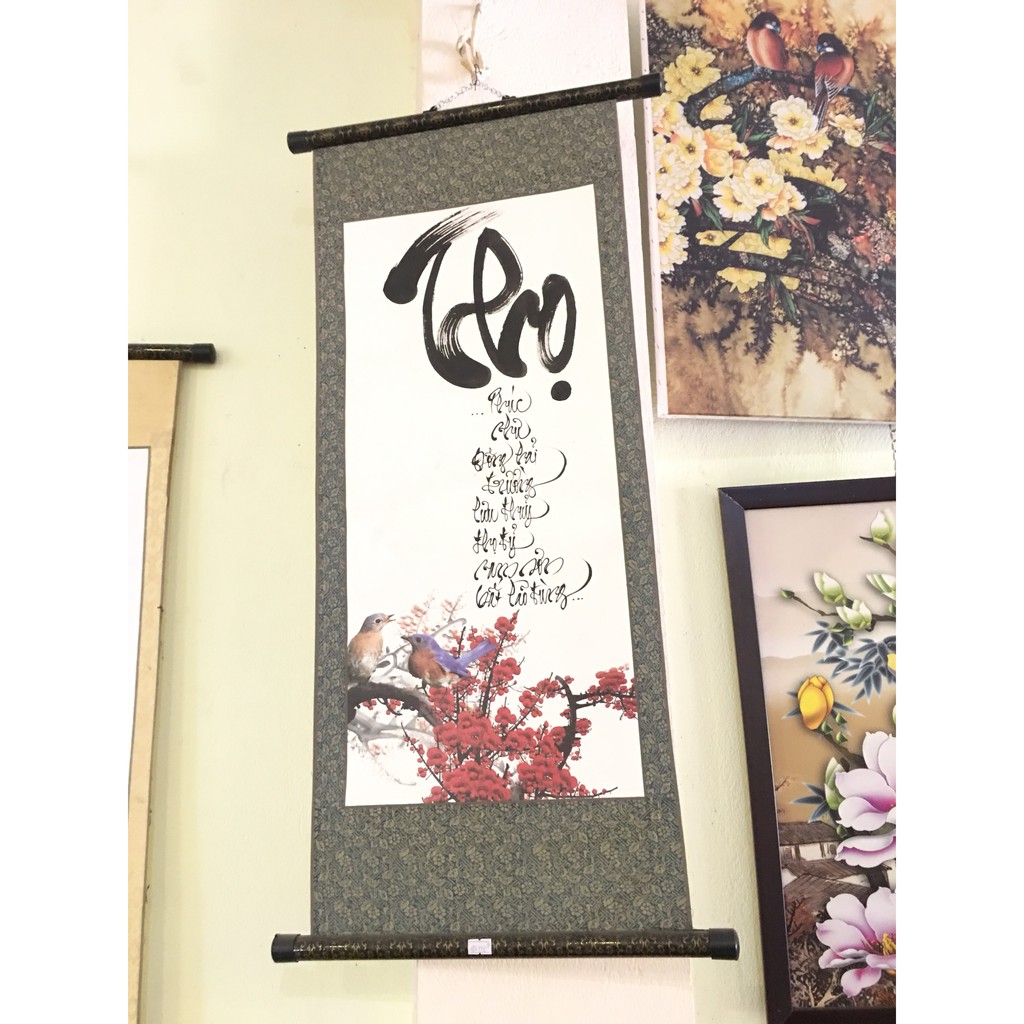 Chữ thư pháp THỌ trang trí tường