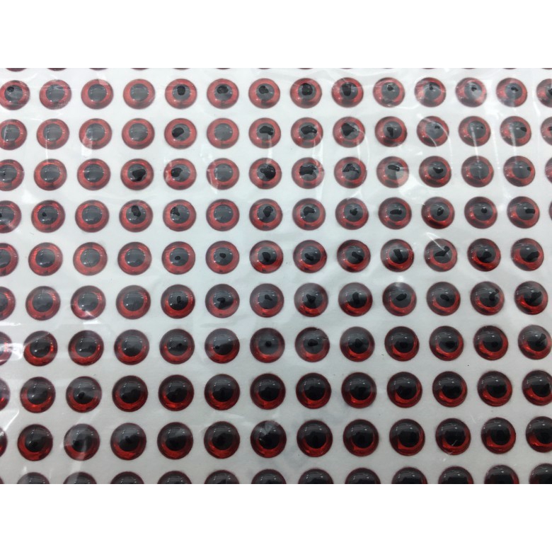 Set 100 con mắt giả 3D 3mm 5mm 7mm 9mm dùng trang trí