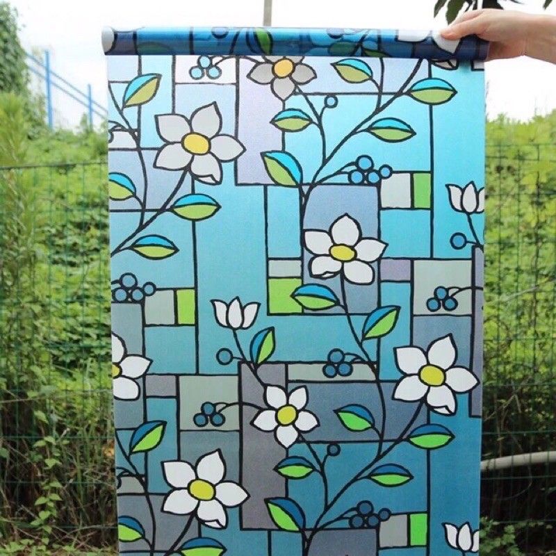 Decal kính khổ 90cm_  giấy dán kính_ decal làm mờ kính họa tiết siêu xinh