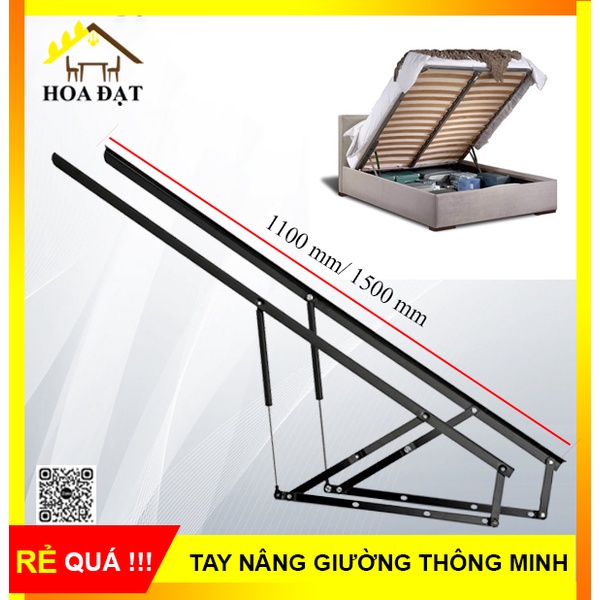 Tay Nâng Giường Thông Minh Gấp Toàn Phần - Tặng Ben Hơi -  Phụ Kiện Thông Minh