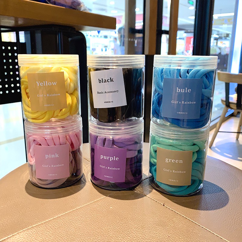 Dây Buộc Tóc Co Giãn Nhiều Màu Thời Trang Hàn Quốc