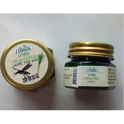 Dầu cù là đuổi muỗi, trị muỗi đốt an toàn cho bé Green Herb Thái Lan