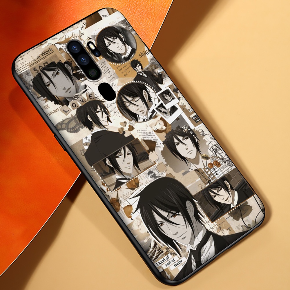 OPPO A53 A32 F11 Reno 2 3 4 Z 2Z 2F Pro 2020 TPU Soft Silicone Case Casing Cover PZ54 Comic Black Butler