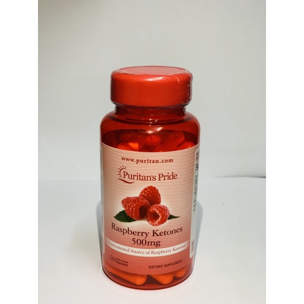 Viên uống hỗ trợ giảm cân Puritan's Pride Raspberry Ketones and White