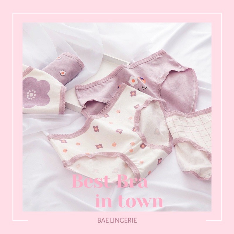 (Có chọn màu) Quần lót nữ cotton thun dễ thương thoáng mát SAKURA - Bae Lingerie | BigBuy360 - bigbuy360.vn