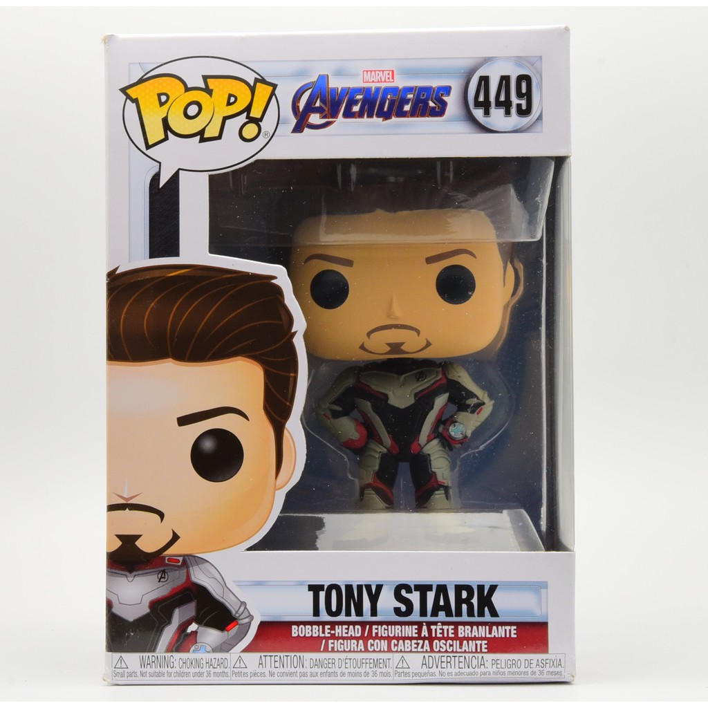 [box 8/10] Mô hình nhân vật Funko Pop Marvel Avengers Tony Stack #449