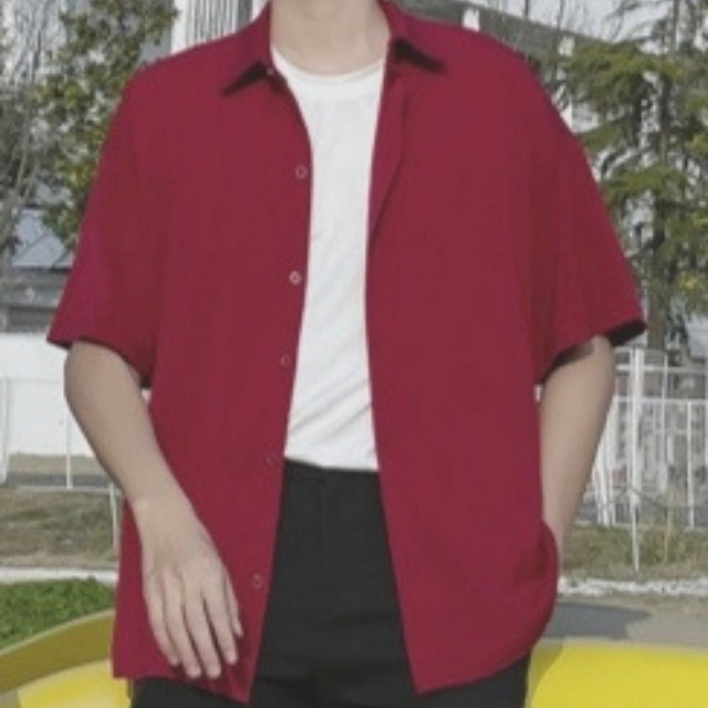 Áo sơ mi rộng tay ngắn nam nữ unisex cổ bẻ nhiều màu kiểu hàn quốc vải lụa mềm mịn mát-MRN01 từ 40-85kg