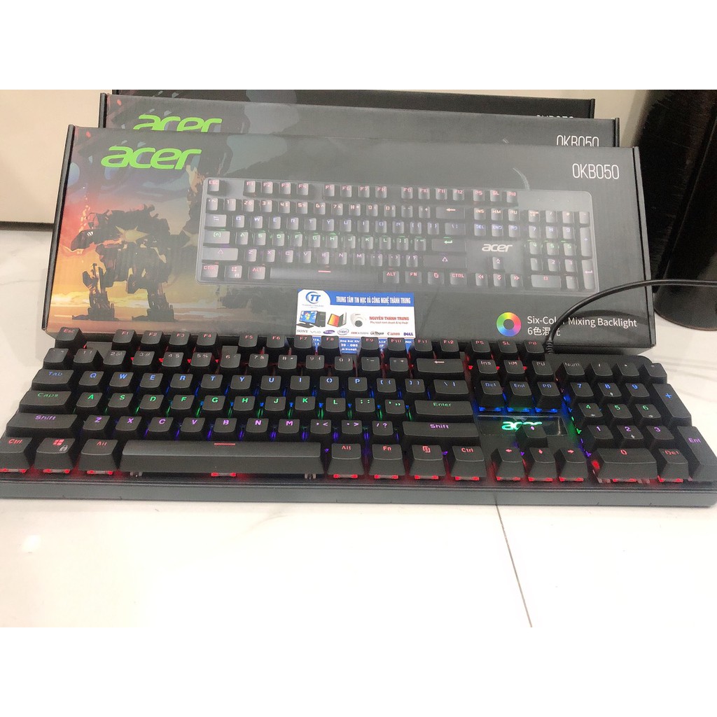 Bàn phím cơ Gaming Acer OKB050, OKB 050 - Chính hãng mới 100% Bảo hành 12 tháng