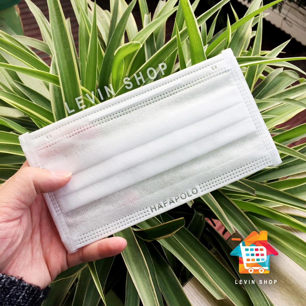  [Gói 10 chiếc][Màu trắng] Khẩu trang y tế Hapapolo [4 lớp] | BigBuy360 - bigbuy360.vn