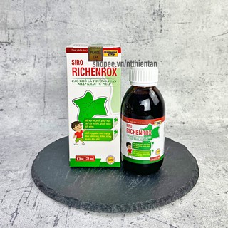 Siro giảm ho richenrox giúp bổ phế, giảm ho, tiêu đờm - chai 125ml